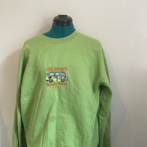 Green Harry Styles crewneck sweatshirt